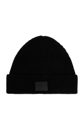 Black Beanie with logo Ganni - Vitkac Canada